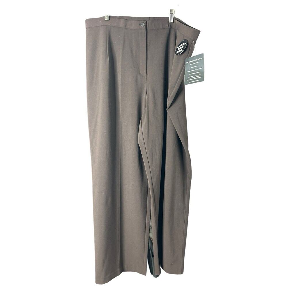 Briggs New York Pants‎ Size 22W Womens Brown NWT